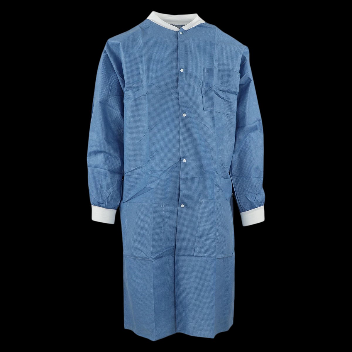 SafeWear High Performance Lab Coat, Deep Blue, 2X-Large, Knee Length, SMS, 12/Pk, 8107-E