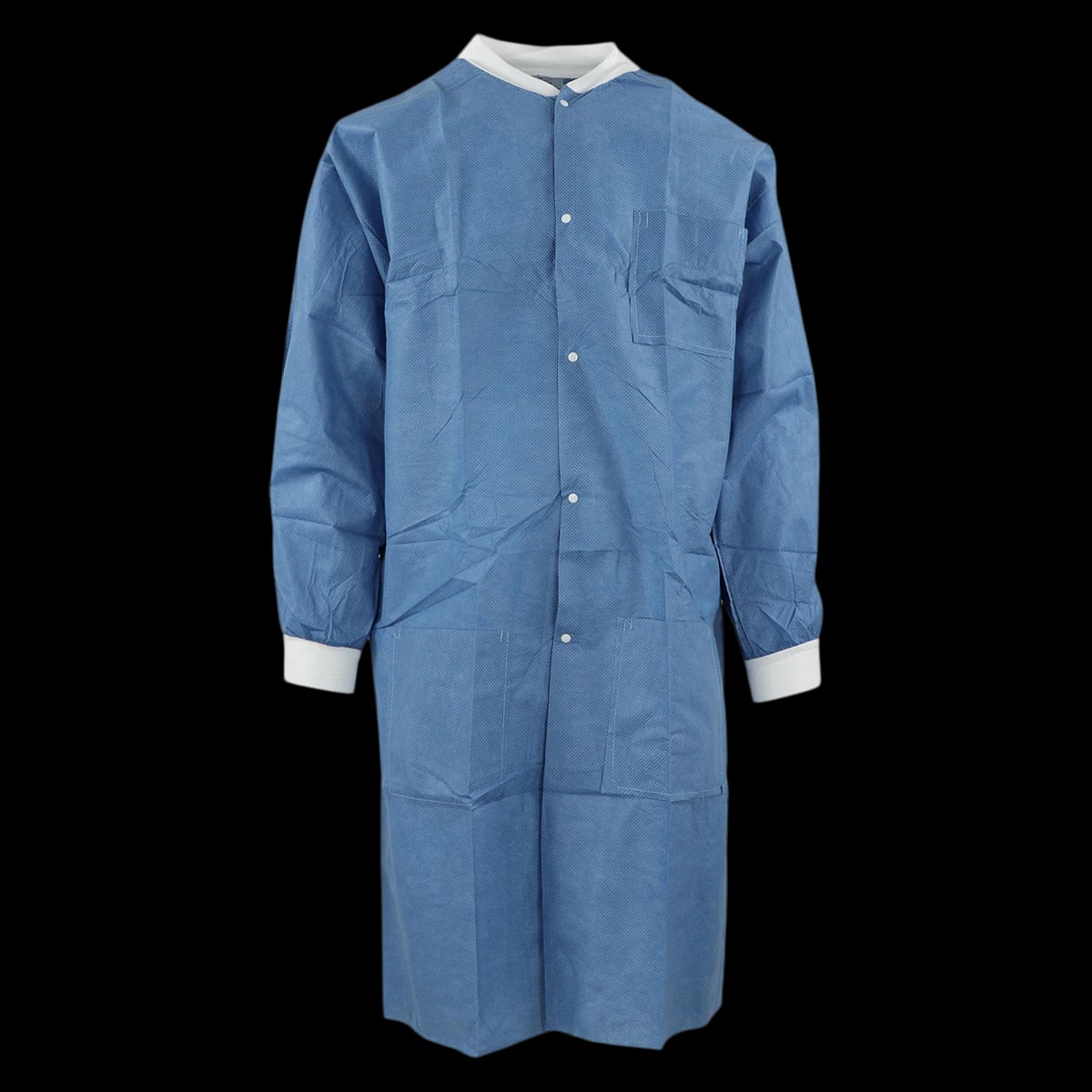 Medicom SafeWear High Performance Lab Coat, Knee Length, Deep Blue, 3X-Large, 12/Pk, 8107-F