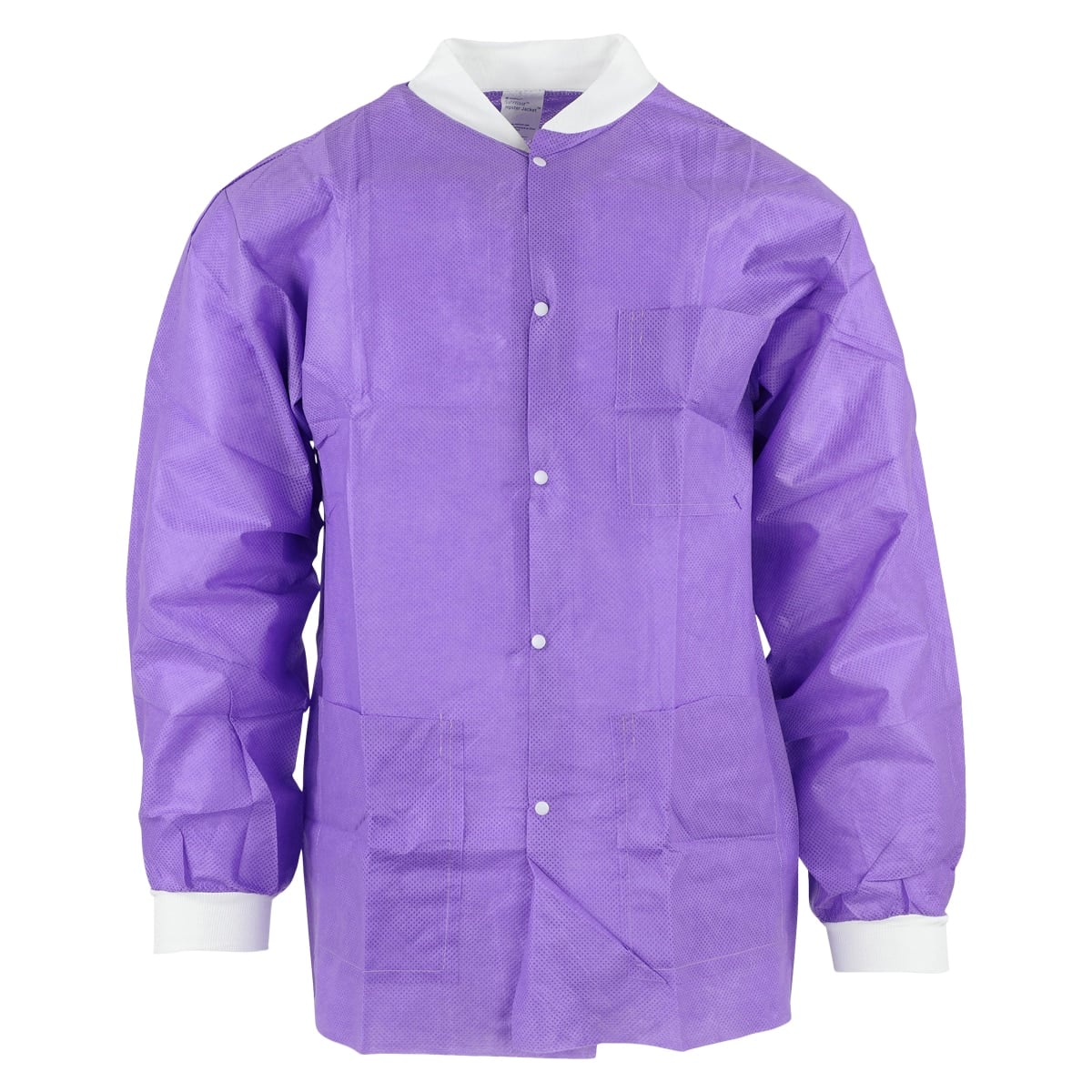 SafeWear Hipster Jacket, Extra Large, Plum Purple, 45 g/m2 SMS, AAMI Level 2, 12/Pk, 8103-D