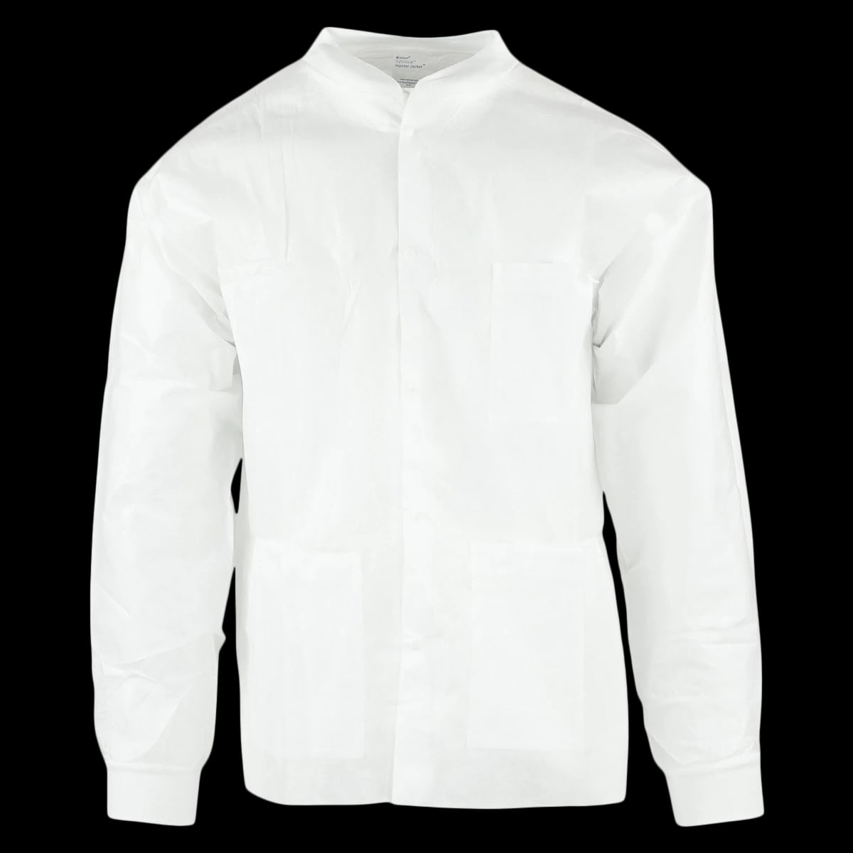 SafeWear Disposable Hipster Jacket, Extra Large, White Frost, 45 g/m2 SMS, 12/Pk, 8105-D