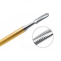 Alpen Speedster Carbide Bur, FG, Straight Round End Cross Cut Fissure, #1558G, 1.2 mm, 10/Pk, R41558G