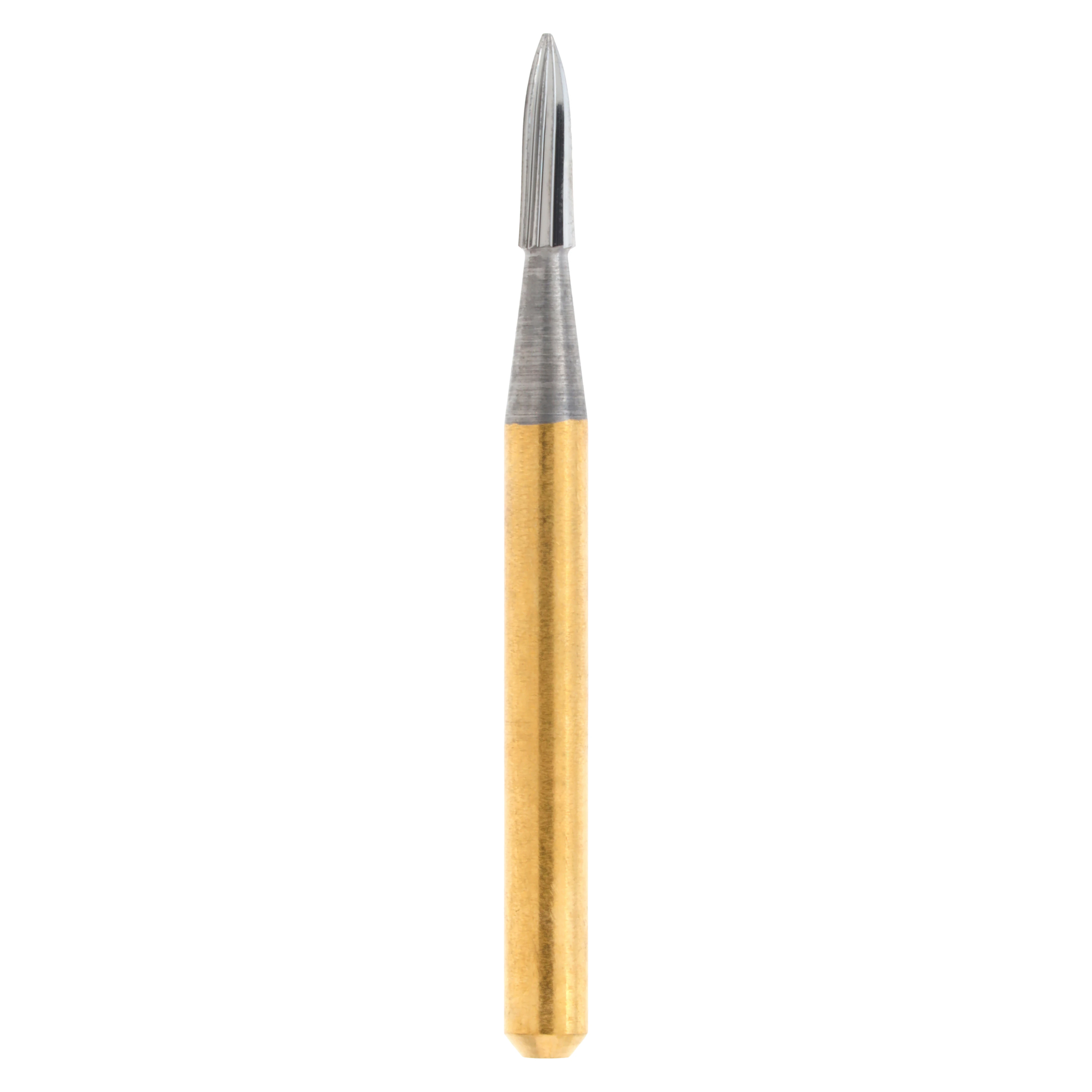 Alpen 12-Blade Trimming & Finishing Carbide Bur, FG, Needle, #7902, 1.0 mm, 5/Pk, R707902