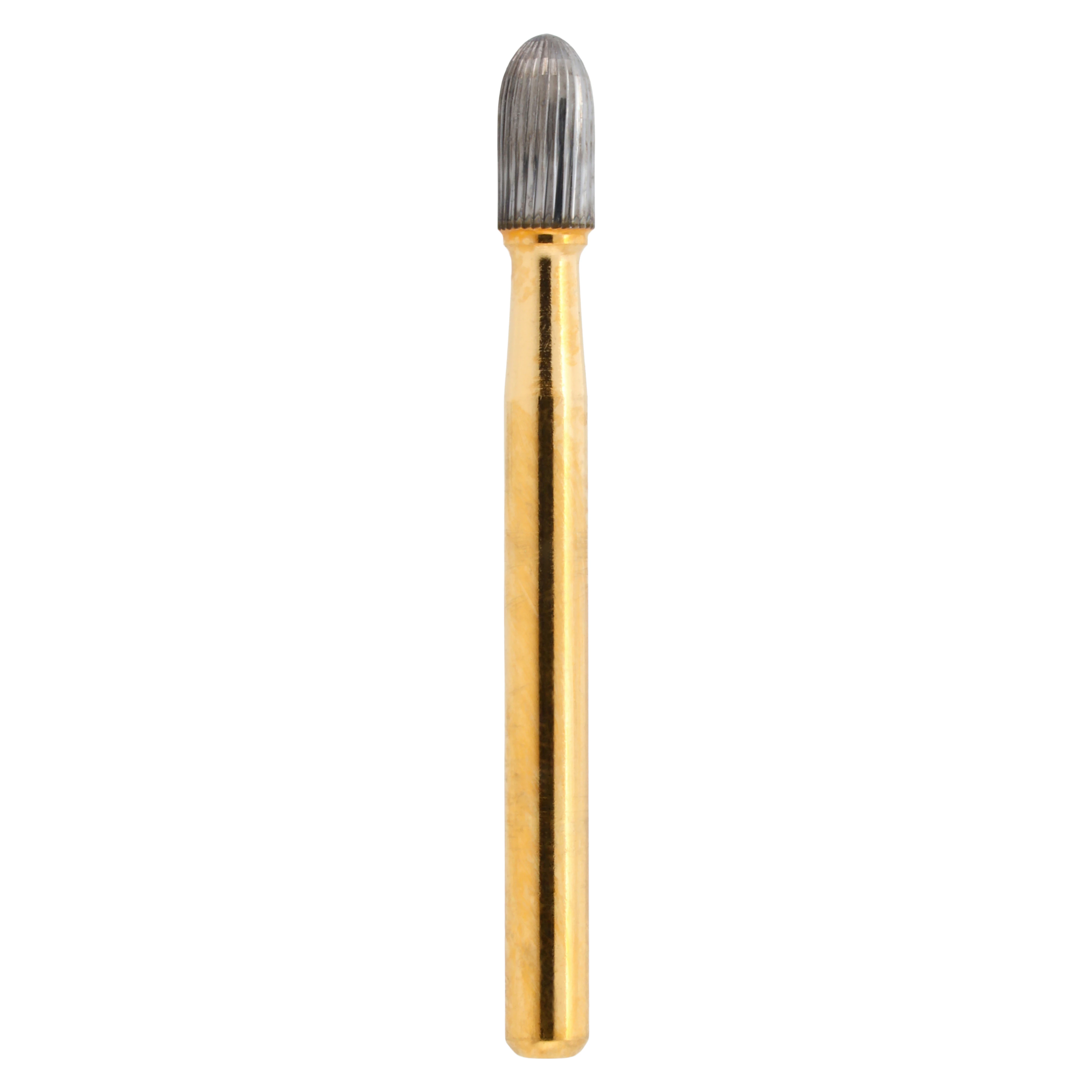 Alpen Carbide Trimming & Finishing Bur, Egg Shape, 30-Blade, Friction Grip, #9406, 1.8 mm Diameter, 5/Pack