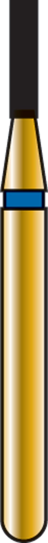 Alpen x1 Single-Use Diamond Bur, FG, Flat End Cylinder, #835-010C, 1.0 mm, Coarse, Green, 25/Pk, X835C010