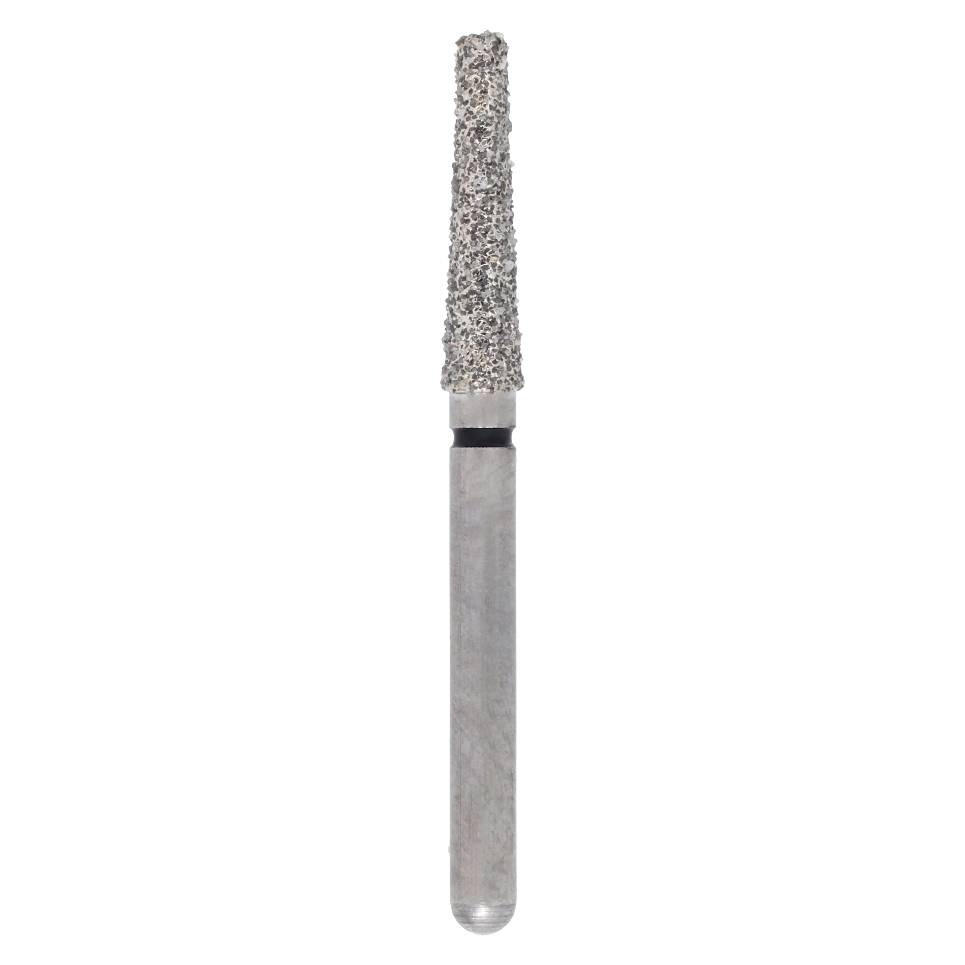 Alpen X1 Single-Use Diamond Bur, FG, #847-018SC, Tapered Flat End, Super Coarse, Black, 1.8 mm, 25/Pk, X847SC018