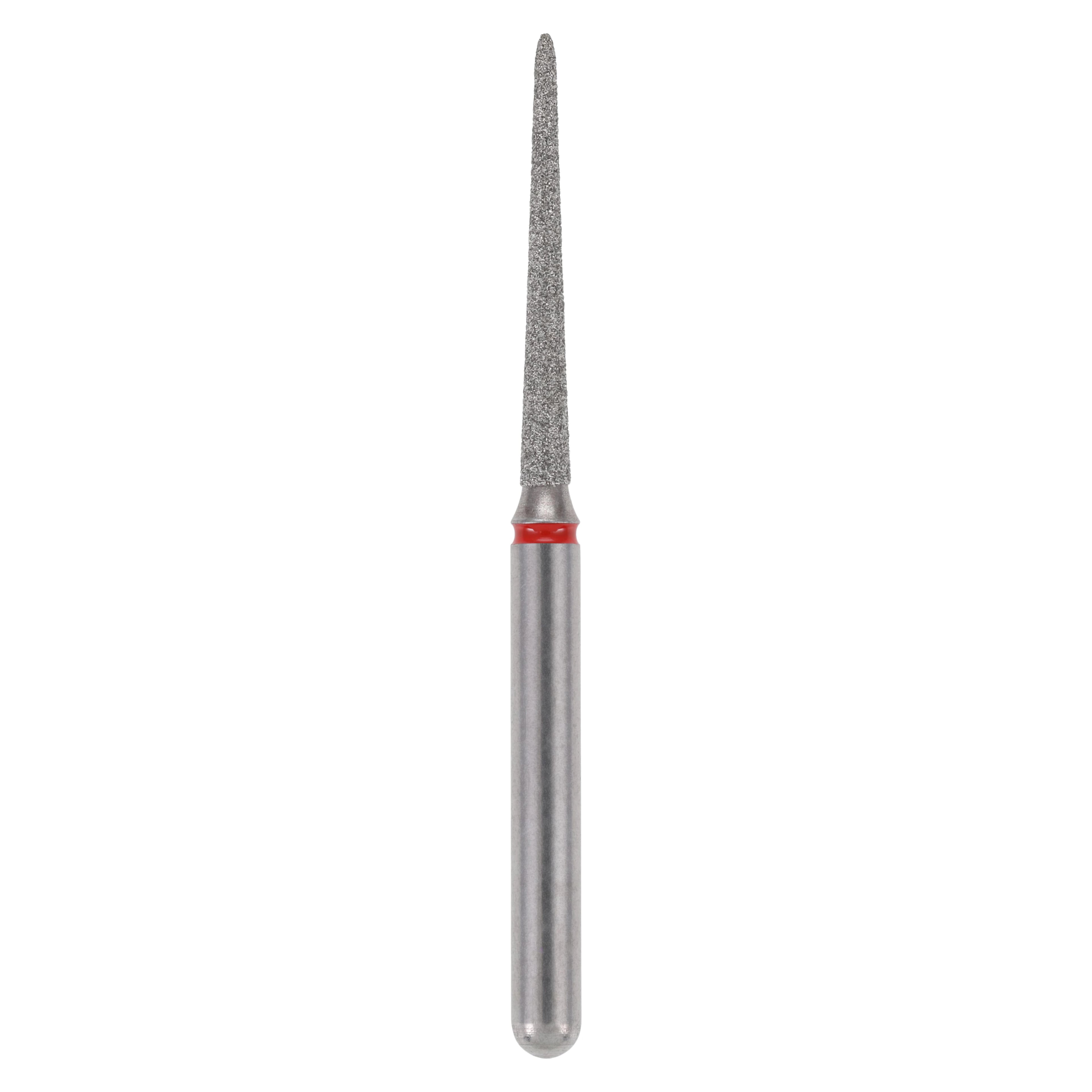 Alpen x1 Sterile Single-Use Diamond Bur, FG, #859-012F, Pointed Cone, Fine, Red, 1.2 mm, 25/Pk, X859F012