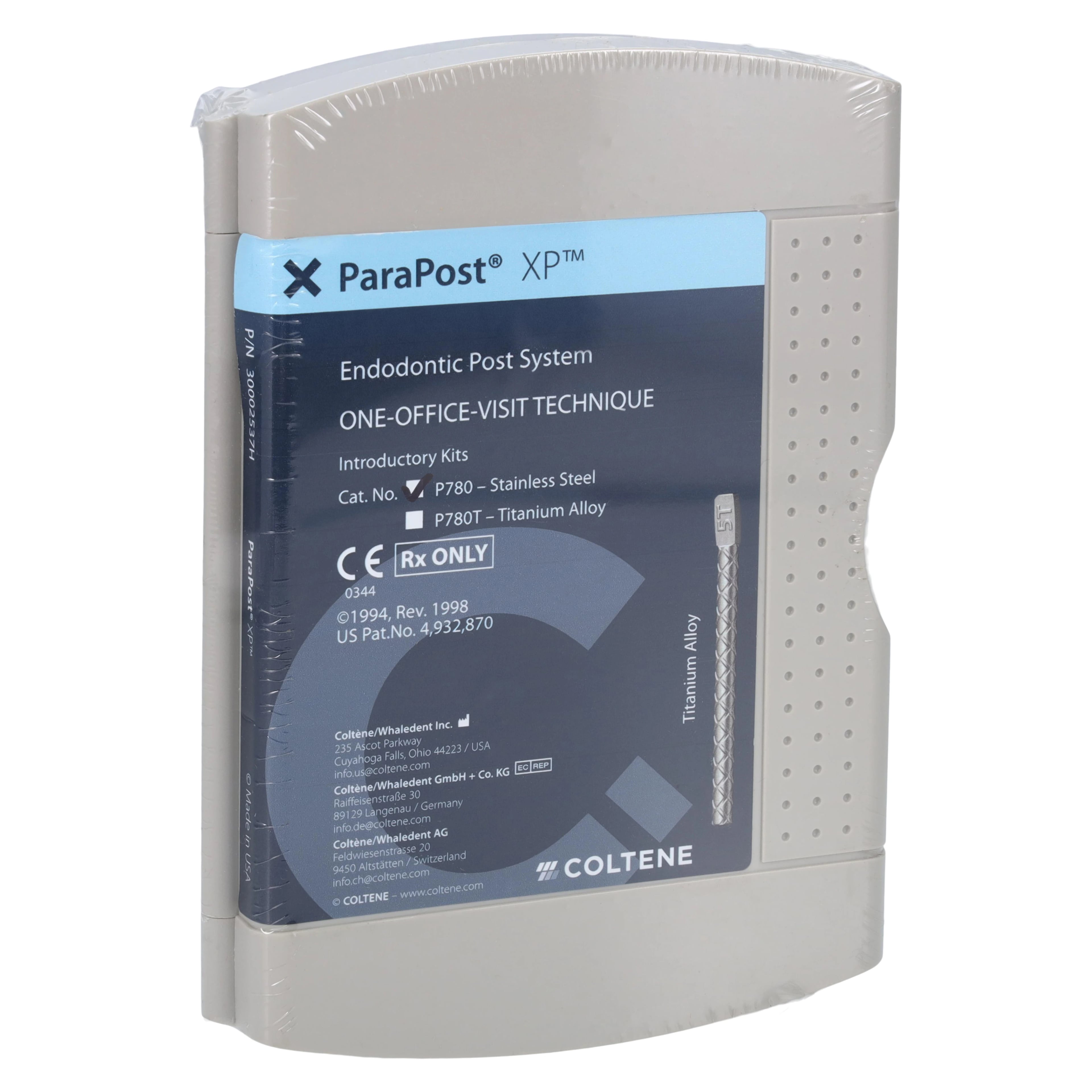ParaPost XP Stainless Steel Introductory Kit (One-Office-Visit), P-780