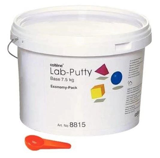 Coltene Lab Putty Economy Base, Polysiloxane Laboratory Modelling Material, 5000 mL Tub, Pink, 8815