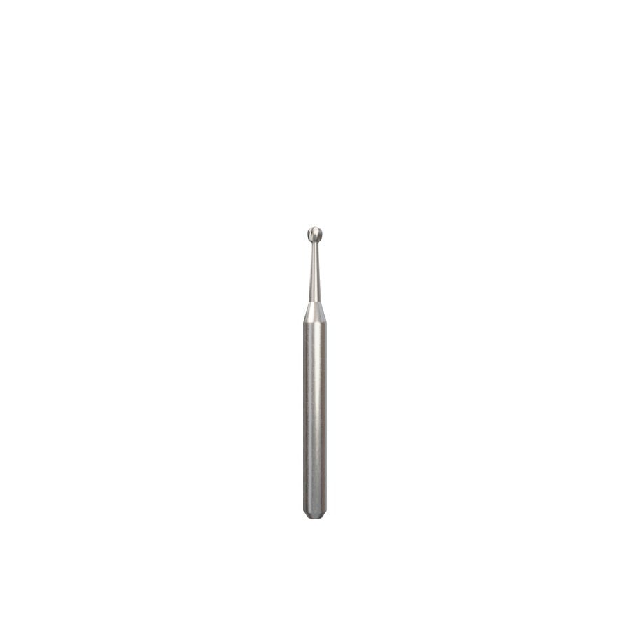 Alpen SteriX Sterile Carbide Bur, FG (Friction Grip), Round #2, 1.0 mm Head Diameter, 10/Pkg