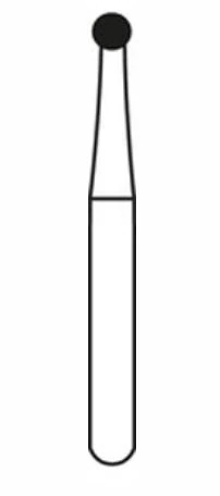Alpen SteriX Operative Surgical Carbide Burs, FGOS, Round, #6, 1.8 mm, 10/Pk, RS500006