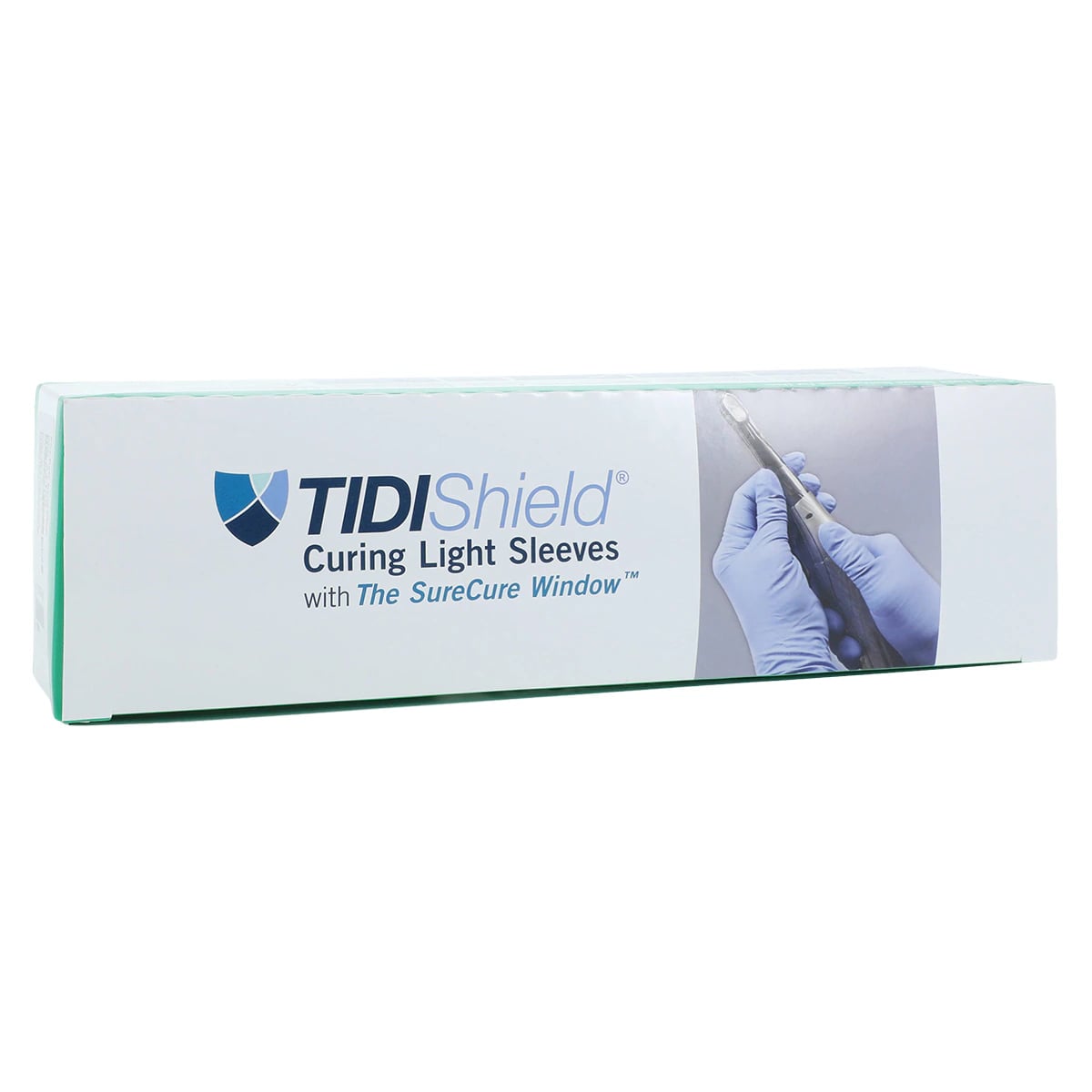 TIDIShield Curing Light Sleeves with SureCure Window, Custom Fit for Coltene-Whaledent SPEC3, Clear, 100/Bx, 21109