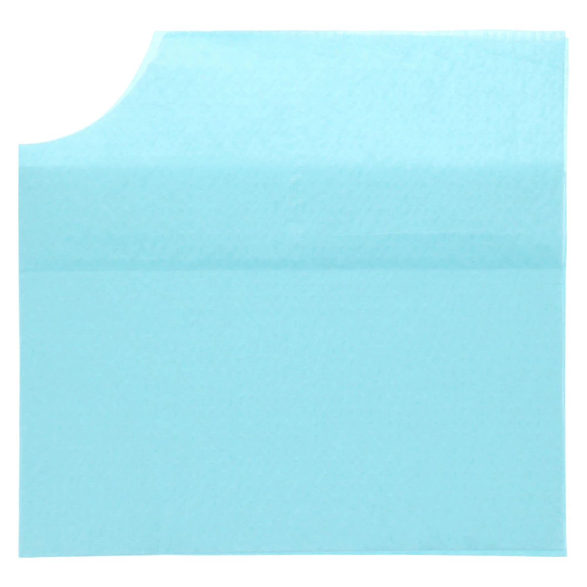 TIDI Ultimate Contour Neck Patient Bib, 3-Ply Tissue with Poly Back, Blue, 18" x 22", 400/Case, 917903