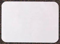 Tidi Chayes Heavyweight Tray Cover, White, 9.5" x 12.375", 1000/Case, 917521