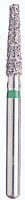 BluWhite Diamond™ Bur FG750C, Friction Grip, Coarse, Flat End Taper, Cone, Green Ring, 1.8 mm Diameter, 7.3 mm Length, 5/Pkg