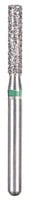 BluWhite Diamond™ Bur FG560C, Coarse, Green Ring, Straight Cylinder, Friction Grip, 1.6 mm Diameter, 7.3 mm Length, 5/Pkg