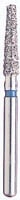 BluWhite Diamond™ Bur FG Regular, Cone Taper Flat End, Blue Ring, #750R, 1.8 mm Diameter, 7.3 mm Length, 5/Pkg