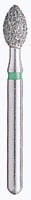 BluWhite Diamond™ Bur FG #620C, Coarse, Football/Occlusal, Friction Grip, 2.5 mm Diameter, 4.0 mm Length, 5/Pkg