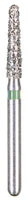 Kerr BluWhite Diamond Bur, FG, Coarse, Round End Taper, Cone, Green Ring, #775C, 1.6 mm Diameter, 7.8 mm Length, 5/Pkg