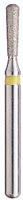 BluWhite Diamond™ Bur, FG Inverted Cone, Fine Grit, Yellow Ring, #4223, 1.4 mm Diameter, 5.0 mm Length, 5/Pkg