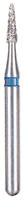 BluWhite Diamond™ Bur FG Regular, Blue Ring, Cone Taper Round End, #715R, 1.1 mm Diameter, 3.7 mm Length, 5/Pkg