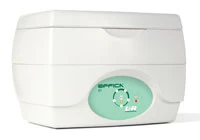 Effica E1 Ultrasonic Cleaning Unit with Latching Lid, 0.92 Gal Tank, 45 kHz, 117V, with Basket, Timer, and Drain