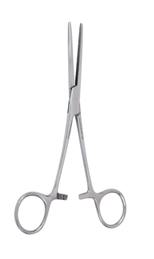 Vantage Rochester-Pean Hemostatic Forceps, Straight, 8" Stainless Steel, Autoclavable, Each