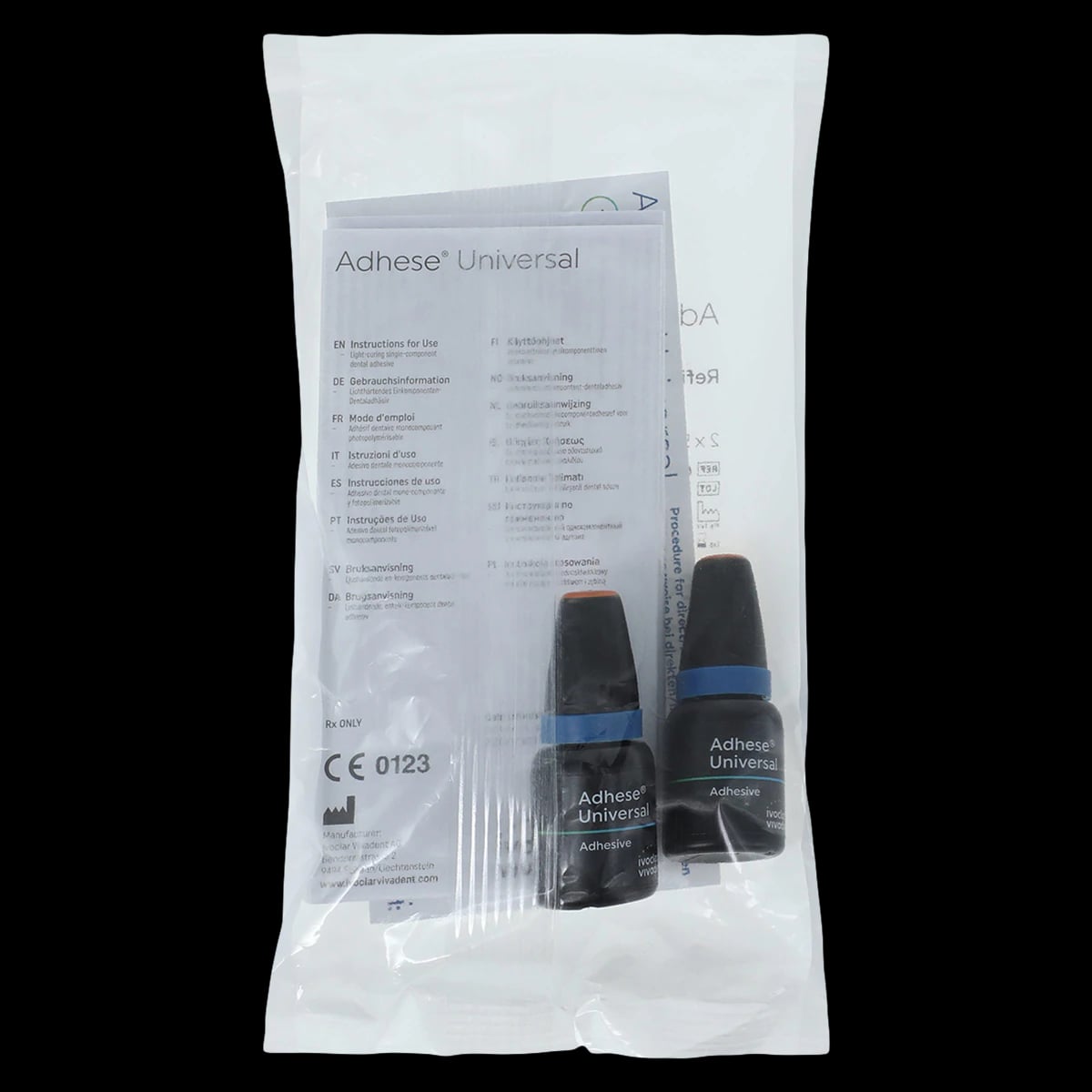 Adhese Universal Light-Cured Universal Adhesive, Bottle Refill, 5 g, 2/Pk, 663721WW