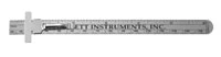 Miltex Padgett Stainless Steel Ruler, Graduated in mm & Inches, 6" (15 cm), Each