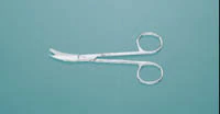 Miltex Northbent Stitch Scissors, 4-3/4" Curved, CVD, Light Pattern, Stainless Steel