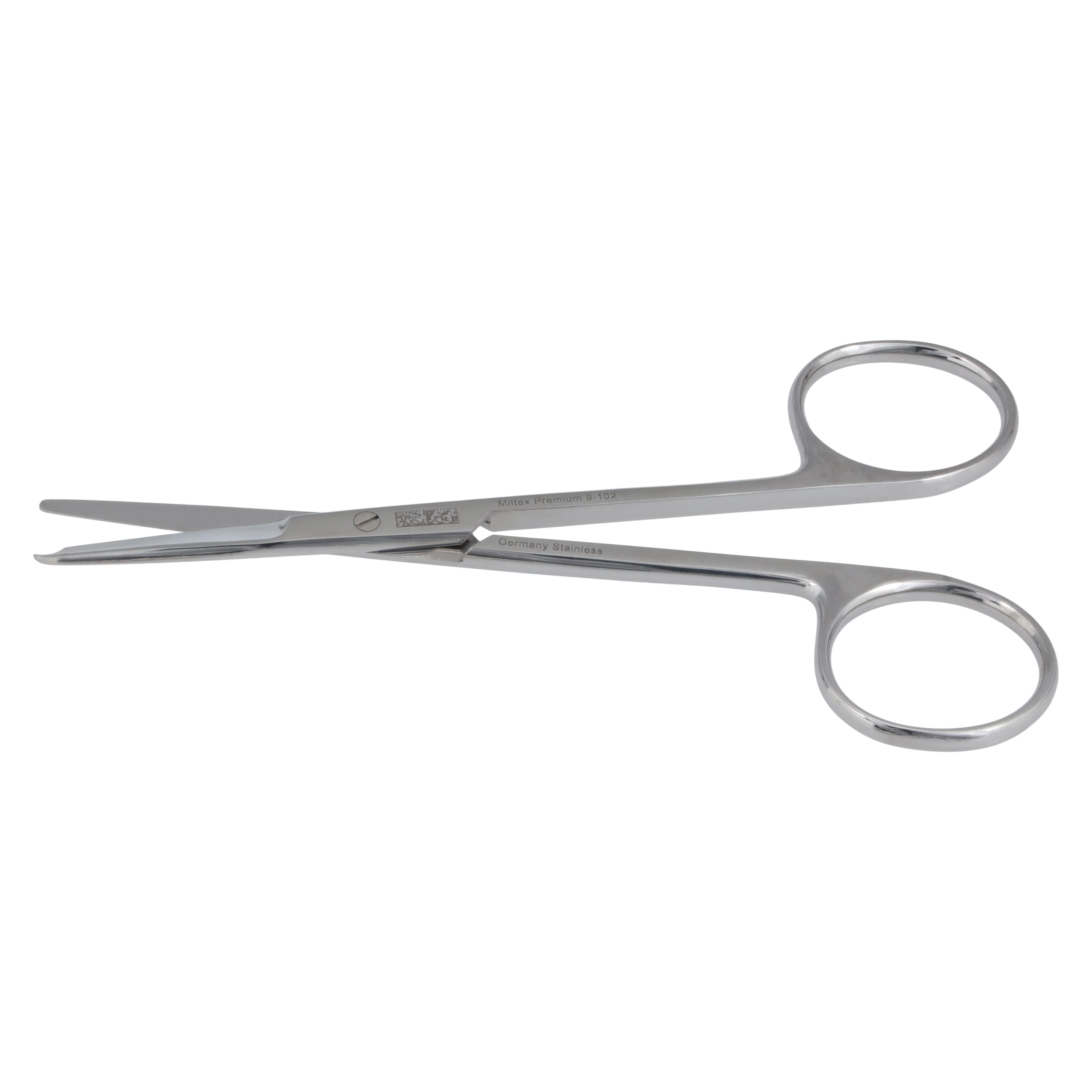 Miltex Littauer Jr. Stitch Scissors, Straight, 4-1/2", Stainless Steel, Sharp/Blunt Tips, Each