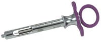 GripRite Aspirating Syringe, CW Type, Petite, Purple Silicone Grips, 76-43, Each