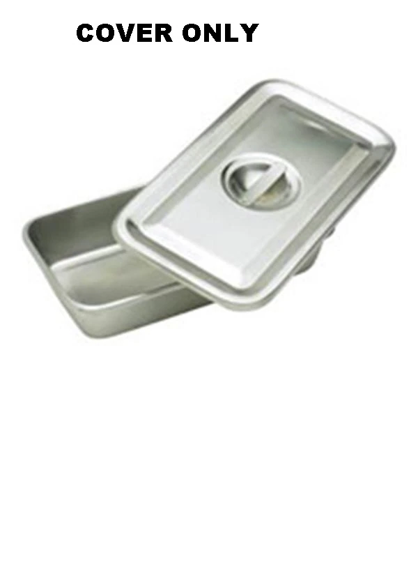 Miltex Instrument Tray Cover, 10" Stainless Steel, Flat Lid for Ref 3-948