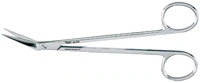 Miltex Kelly Fistula Surgical Scissors, 6-1/4" Angular, Serrated Blade, Sharp Tips, Stainless Steel