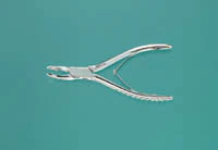 Miltex-Integra Rongeur #4, 5-1/2" (5.5"), Slightly Curved Beaks, German Stainless Steel, Each