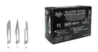 Miltex-Integra #11 Silicone Coated Surgical Blades, Sterile, 100/Box