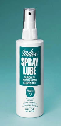 Miltex-Integra Spray Lube Instrument Lubricant, 8 oz Spray Pump Bottle, 3-700