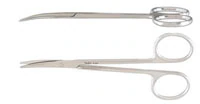 Miltex-Integra Delicate Metzenbaum Scissors, Curved, 5" (13 cm), Stainless Steel, Each