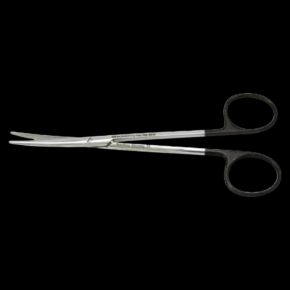 Miltex SuperCut Metzenbaum Scissors, Curved, 4-1/2" (115mm), One Serrated Blade, Stainless Steel, Reusable