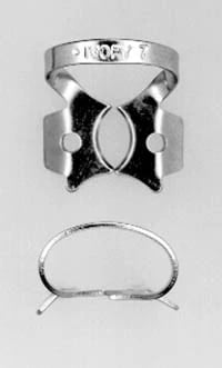 Ivory Rubber Dam Clamp #7, Winged, General Purpose Lower Molar, Stainless Steel, 50057328