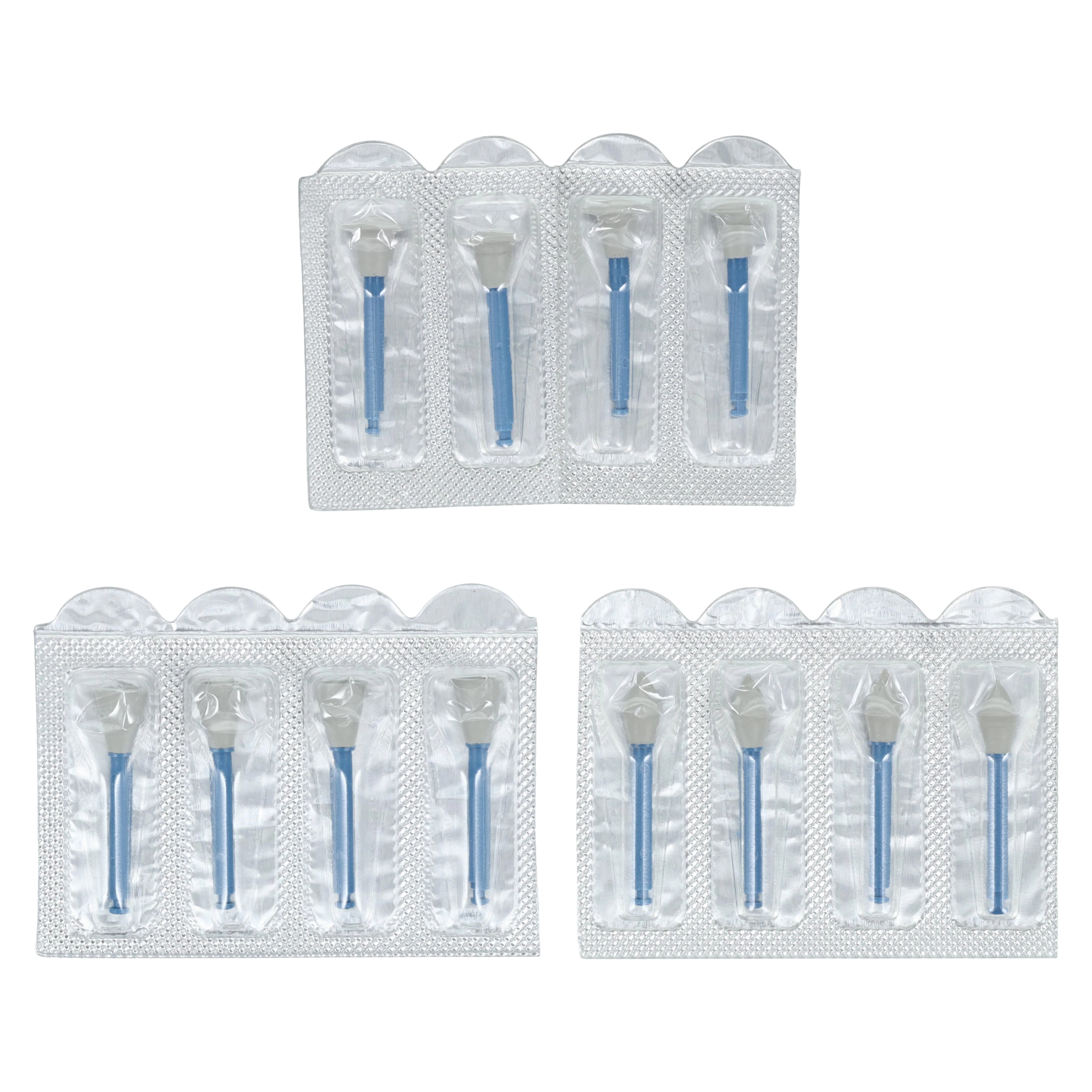 Jazz C1S Composite 1-Step Polishing System, Assorted Kit, RA Latch, 12-Piece (4 Cup, 4 Knife Edge, 4 Flame), 89039