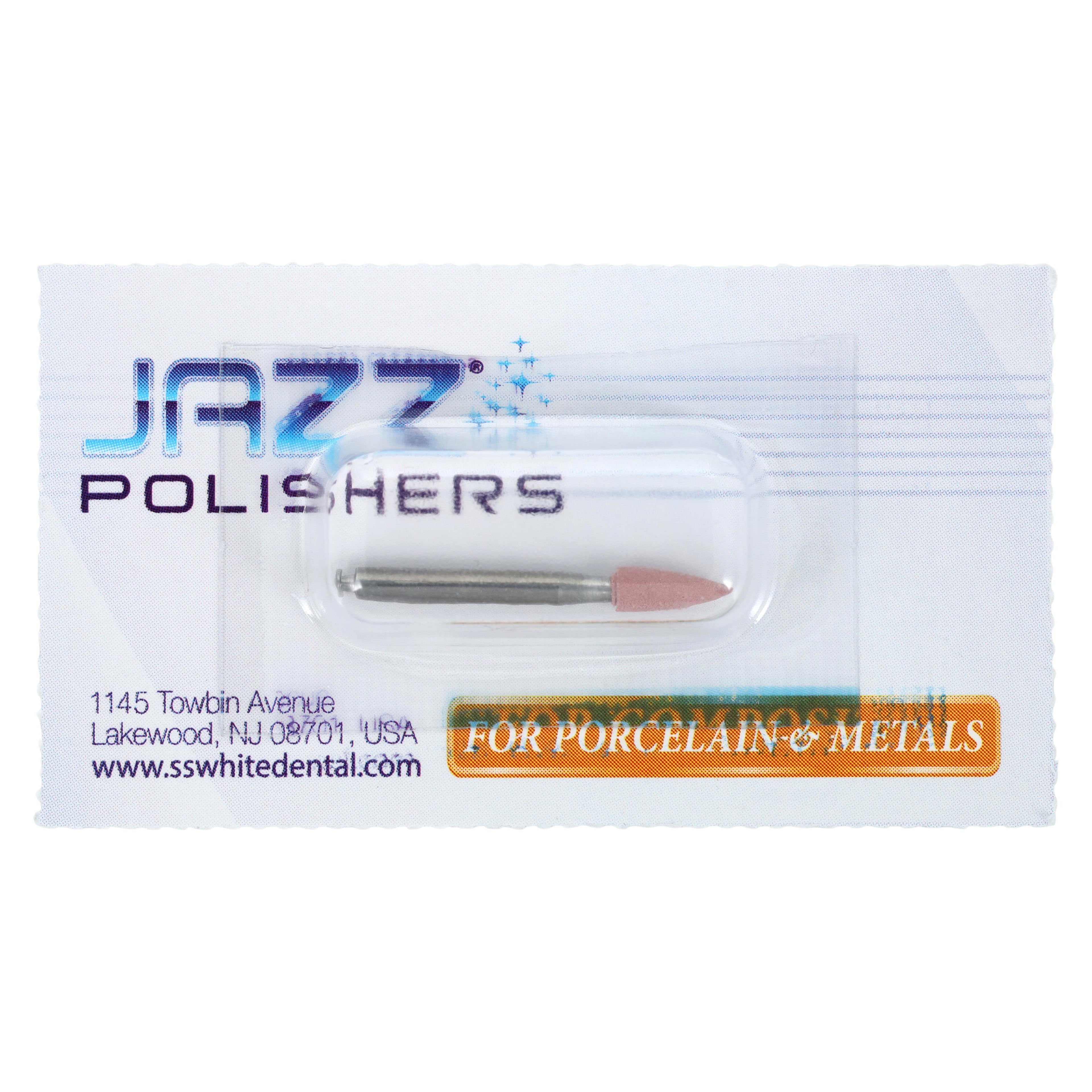 Jazz P3S Porcelain & Metal 3-Step Polisher, Medium, Small Flame, RA Latch, Refill, 3/Pk, 89011