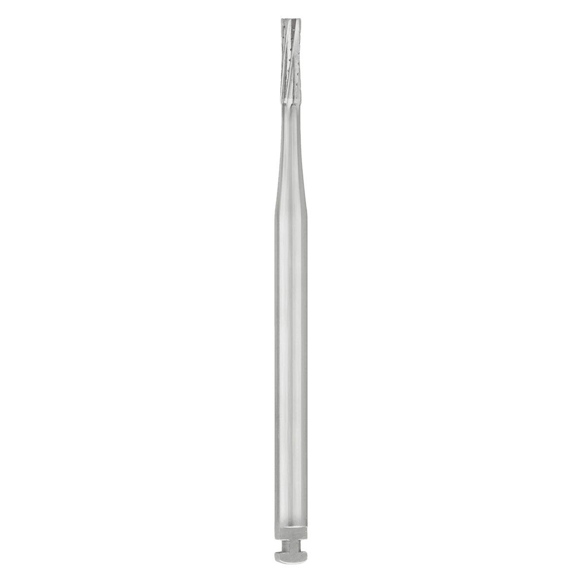 SS White 557 Sterile Carbide Bur, RA (Right-Angle Latch), Straight Fissure Flat End Crosscut, 50mm, Roll of 25