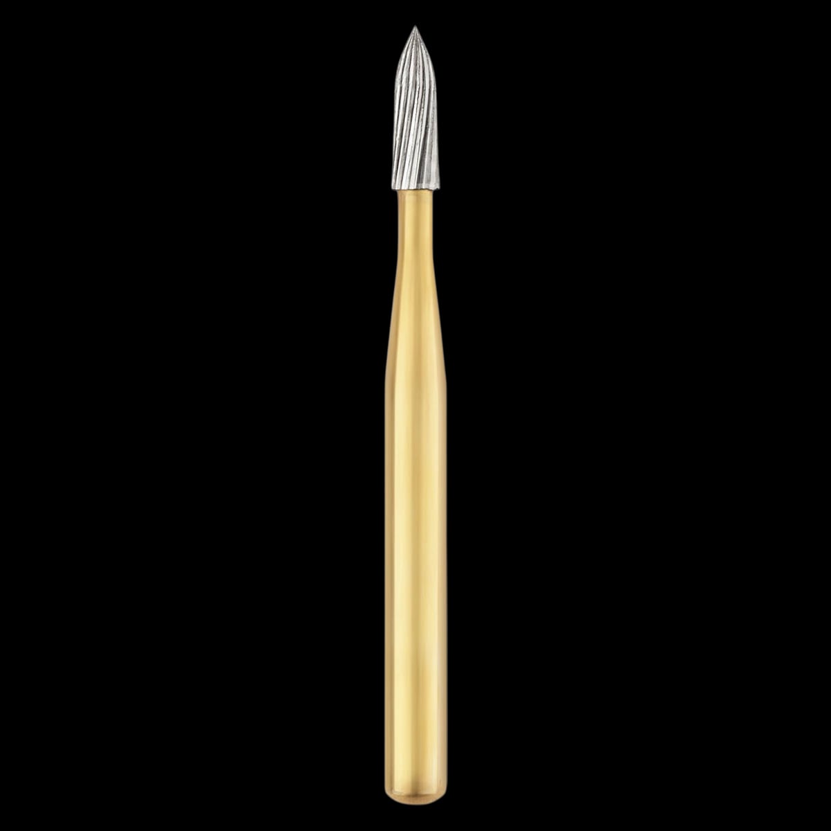 SS White #8903 Trimming & Finishing Carbide Bur, 20-Blade, Needle/Tapered-Pointed, Friction Grip (FG), 5/Package