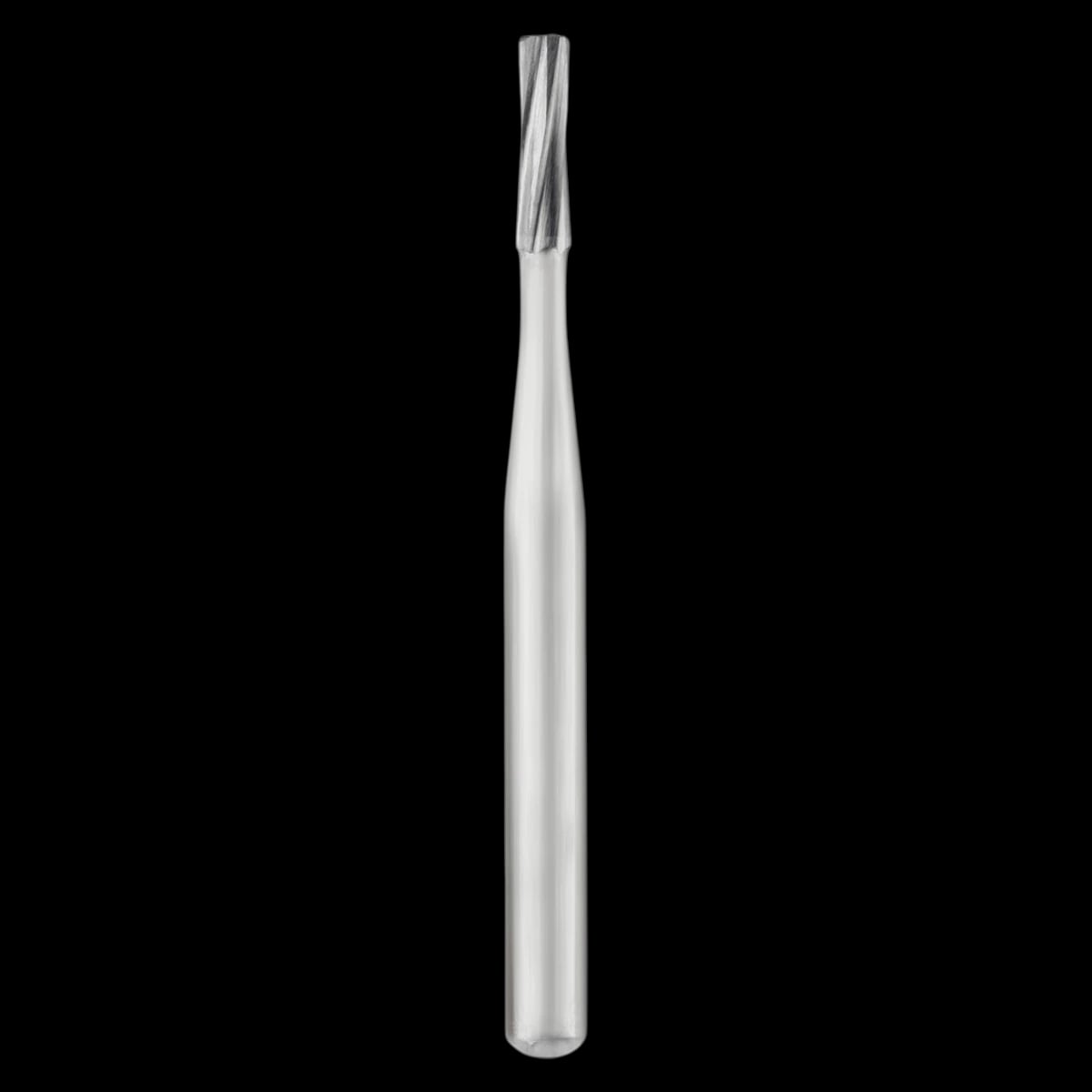 SS White Sterile Carbide Bur, FG, Straight Fissure Flat End Plain, #57, 25/Roll