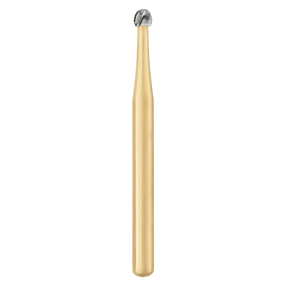 Great White Gold Series Sterile Carbide Bur, Round, Friction Grip, GW4R, 25/Roll