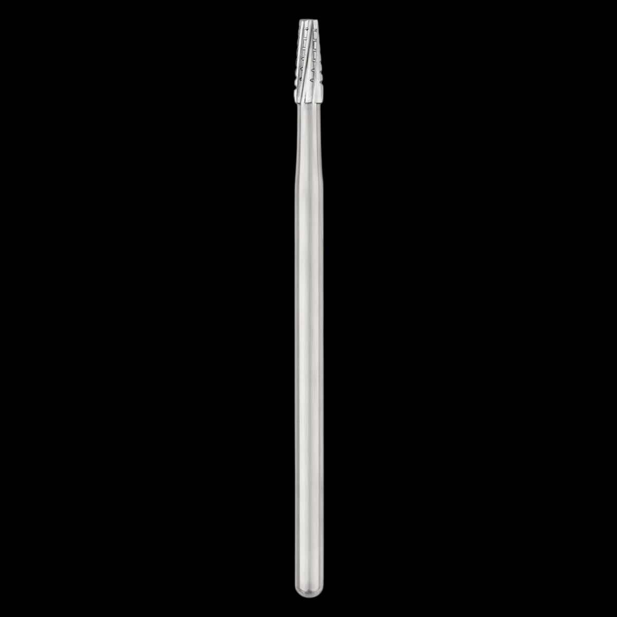 SS White #702L Sterile Oral Surgery Carbide Bur, Cross Cut Fissure, HP Shank #5, 59 mm, 1.6 mm, 10/Pk, 30064