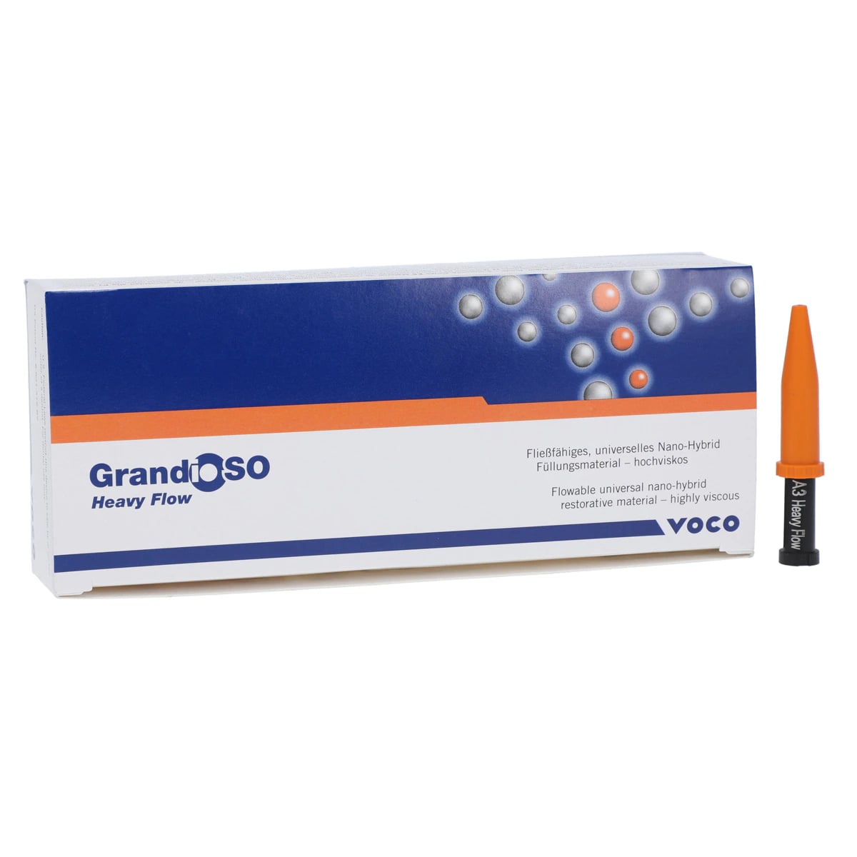 GrandioSO Heavy Flow Flowable Nano-Hybrid Composite Capsules, Shade A3, 0.25 g, 16/Pkg