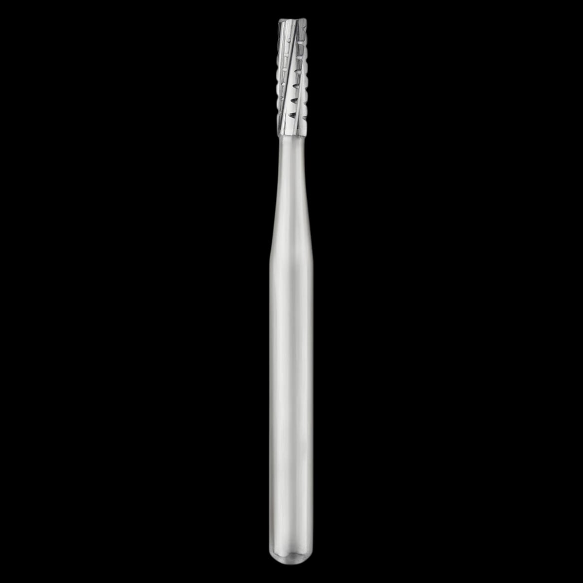 SS White Sterile Carbide Bur, FG Friction Grip, Straight Fissure Flat End Crosscut, #558, 100/Pkg