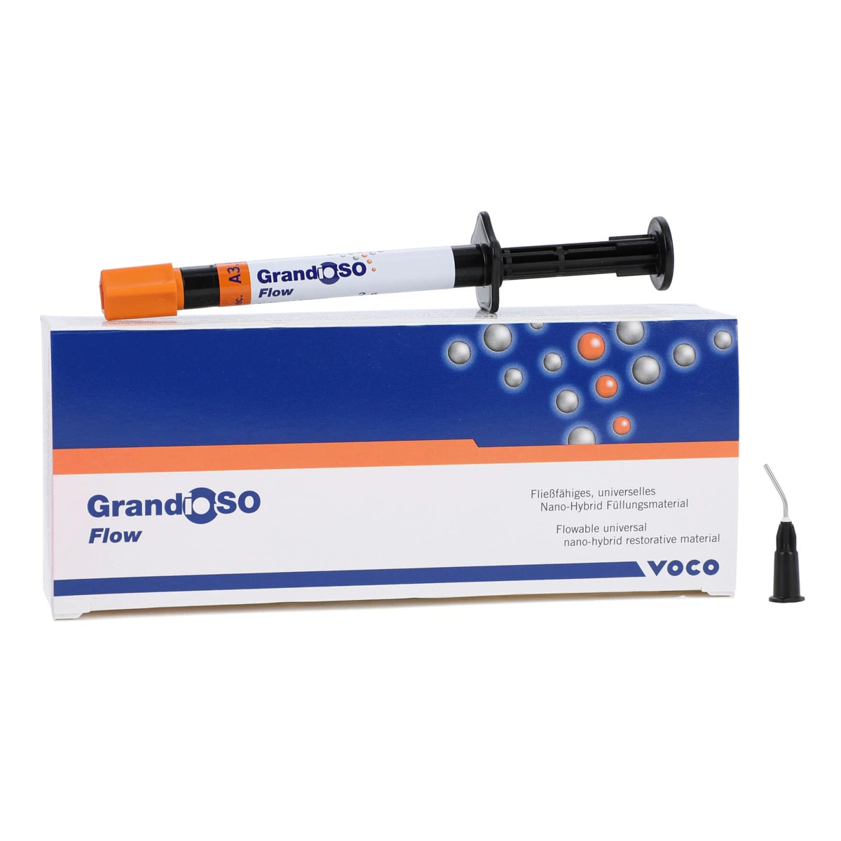 GrandioSO Flow Flowable Nano-Hybrid Composite, Shade A3.5, 2 g Syringe Refill, 2/Pk, 2725