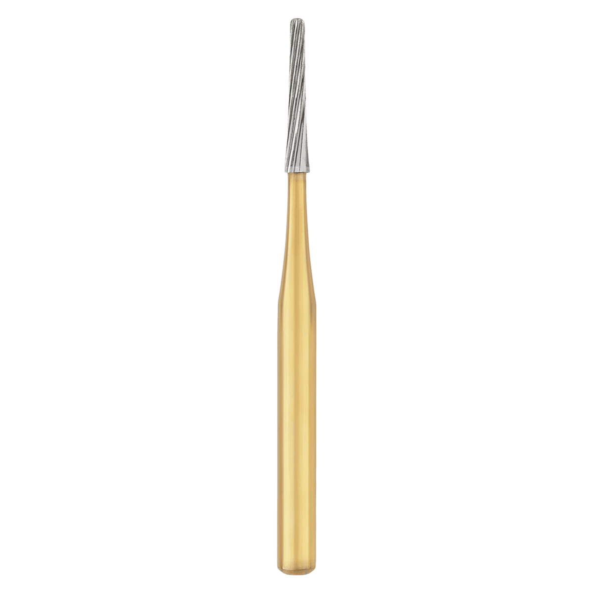 SS White 12-Blade Trimming & Finishing Carbide Bur, FG, Extra Long Tapered Fissure, Round End, #7642, 5/Pk, 15642-5